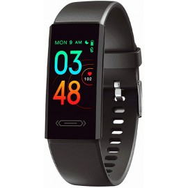 2021 Version Fitness Tracker with Body Temperature Heart Rate Blood Pressure Sleep Health Monitor, IP68 Waterproof Activity Tracker, Step Calorie Counter Pedometer Watch for Men Women Teens