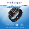 Smart Watch for Women and Men 1.69 inch Touch Screen Fitness Tracker Watch IP67 Waterproof Smartwatch with Heart Rate and Sleep Monitor, Step Counter Sport Running Watch for Android and iOS(Blue)