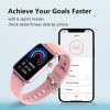 KUMI Smart Watch, Fitness Tracker with Heart Rate Monitor, SpO2 Level Measurement, Blood Oxygen Tracking, IP68 Waterproof,1.57 Inch Ladies Smartwatch Fitness Watch for Women Men for iPhone Android iOS