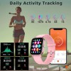 Smart Watch, FirYawee Smartwatch for Android Phones and iOS Phones,Fitness Tracker Waterproof IP68 with Heart Rate Monitor and Sleep Monitor,Step and Distance Counter,Smart Watch for Men Women