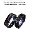 Smart Watch, Fitness Tracker with Body Temperature Thermometer Blood Oxygen Heart Rate Blood Pressure Monitor Sleep Monitor Step Counter Pedometer Calorie Counter IP67 Waterproof for Women Men Kids