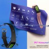 Waterproof Health Tracker,MorePro Fitness Tracker Color Screen Sport Smart Watch,Activity Tracker with Heart Rate Blood Pressure Calories Pedometer Sleep Monitor Call/SMS Remind for Smartphones Gift.