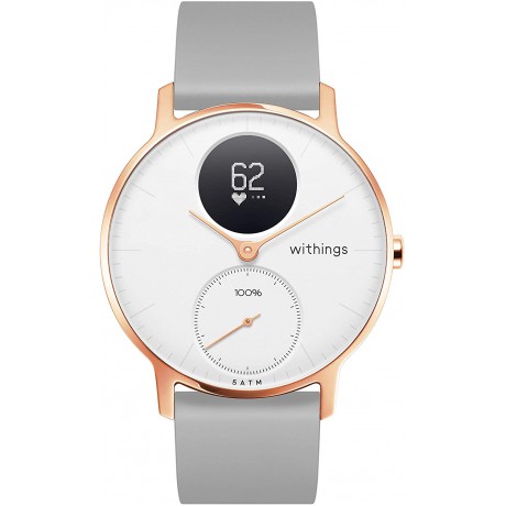 Withings Steel HR Hybrid Smartwatch - Activity, Sleep, Fitness and Heart Rate Tracker with Connected GPS