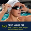 FORM Smart Swim Goggles, Fitness Tracker for Pool, Open Water and Swim Spa with a See-Through Display that Shows your Metrics while Swimming